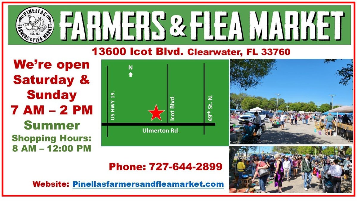 Pinellas Farmers & Flea Market Visit St Petersburg Clearwater Florida
